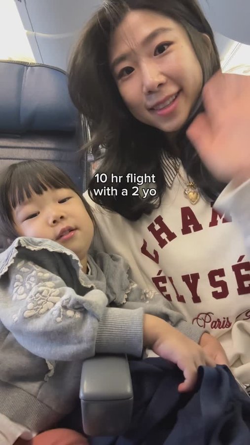 Instagram post by @mini.tiger.zen for Joolz. Caption reads: Things that helped us survive a 10 hour flight....