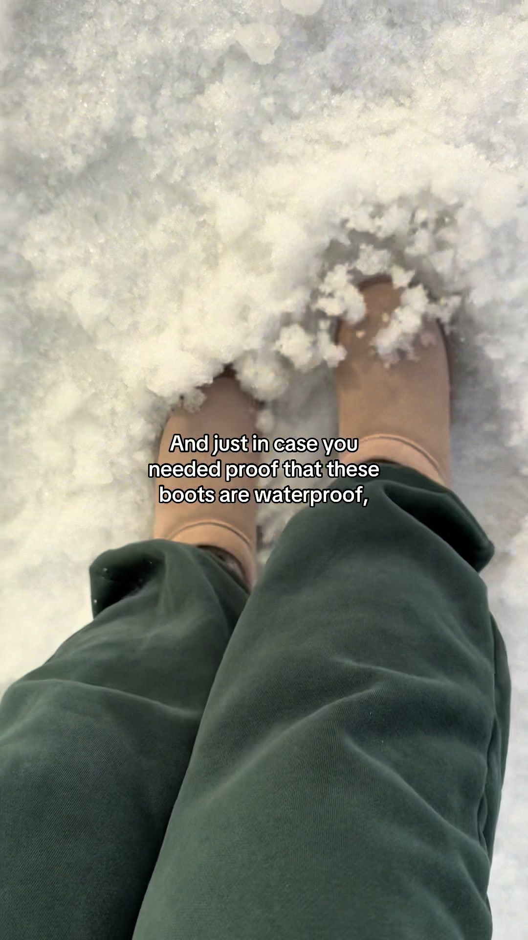 TikTok post by @alisammarie for Dream Pairs. Caption reads: [...] for our snow trip! You need these ❄️ @Dream....