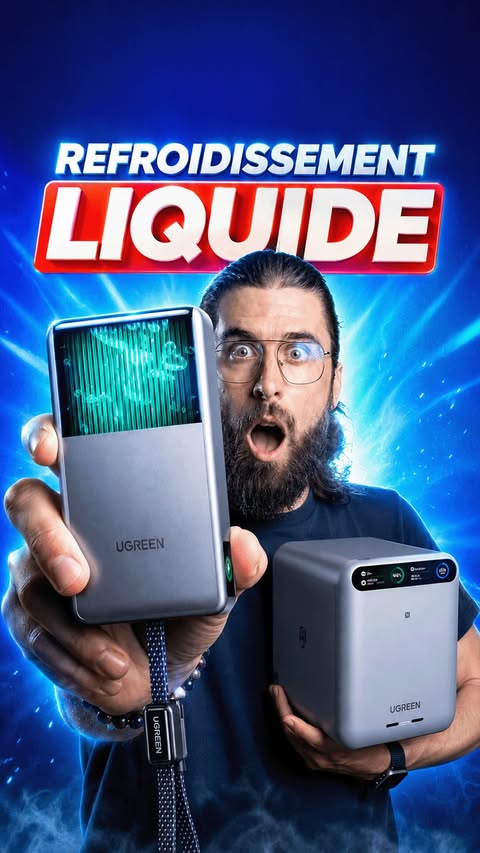 Instagram post by @sciencegamingtv for Ugreen. Caption reads: [...] Pro et HomeAgent HA100 par @ugreenfr 🏠....