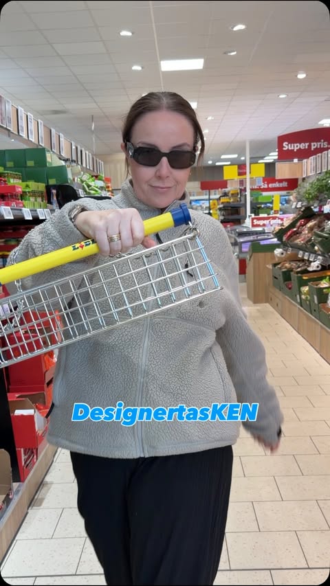 Instagram post by @ninaclaires for Lidl Danmark. Caption reads: Annonce @lidldanmark Lidl fan to the bones! 😎....