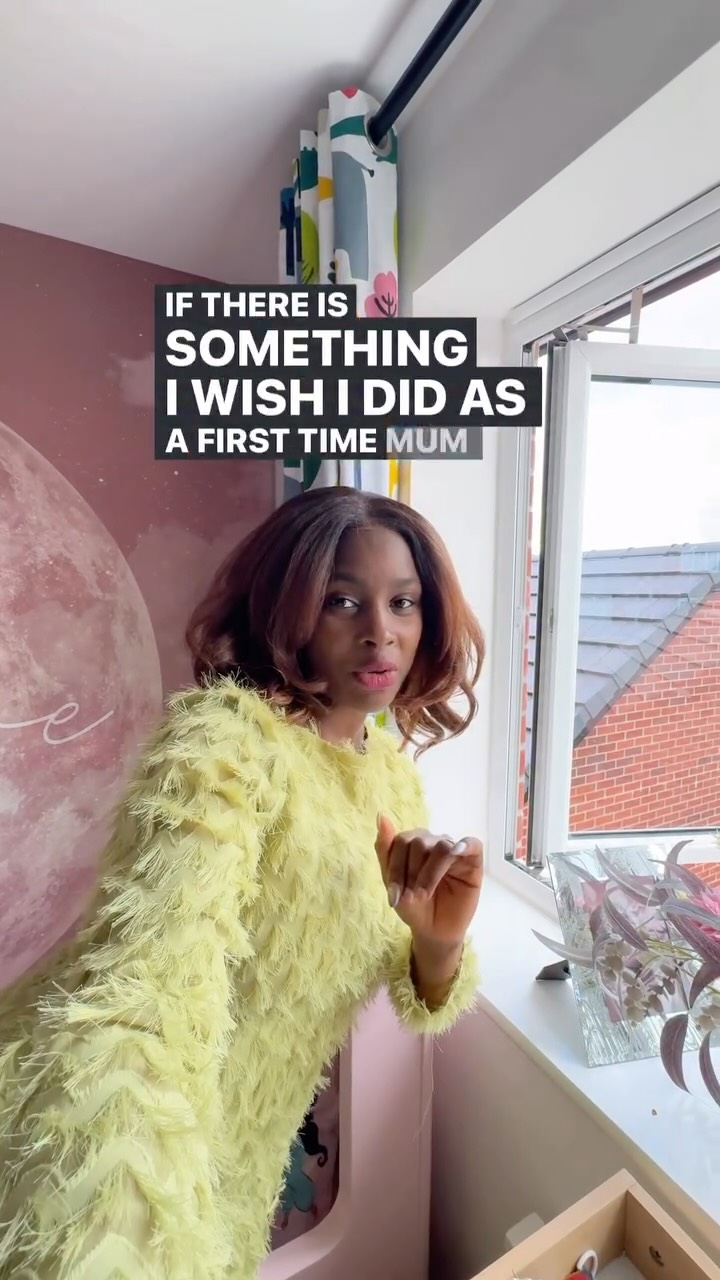 Instagram post by @adenikeo_ for WaterWipes. Caption reads: If there’s one thing I wish I did as a first-time....