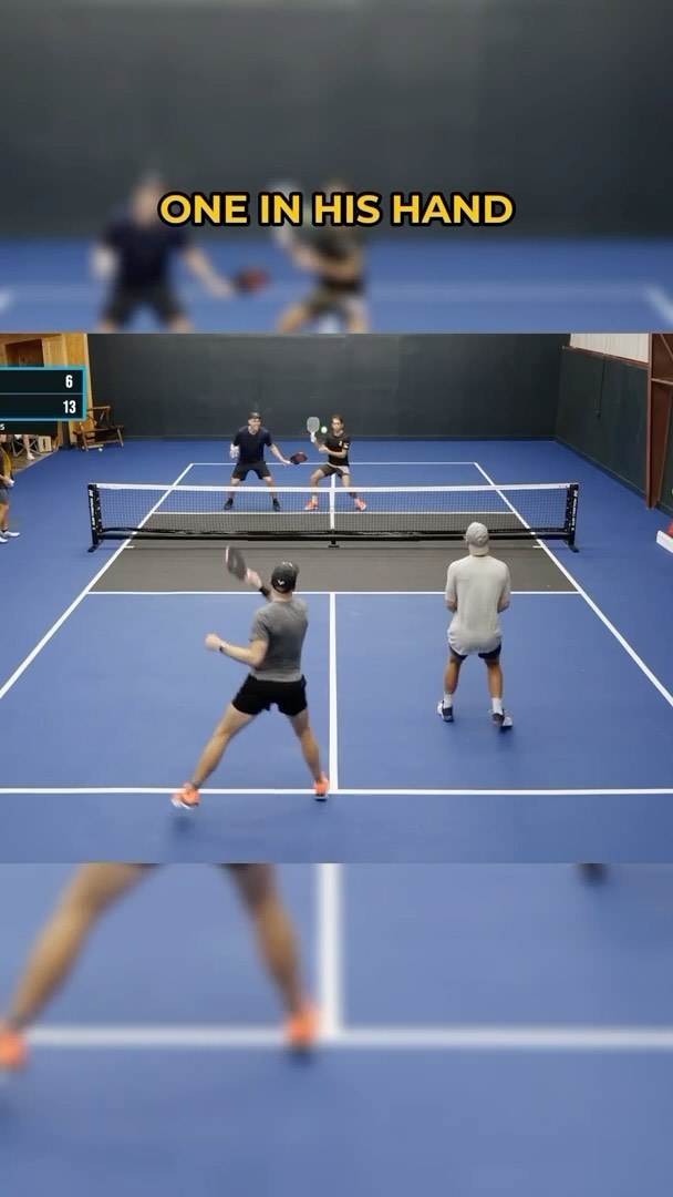 Instagram post by @zanenavratilpickleball for UPTIME Energy. Caption reads: How CHEATING backfired on this episode of Pros vs.....