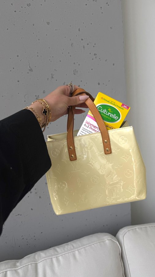 Instagram post by an influencer for Culturelle. Caption reads: #sponsored by Culturelle® Probiotics Women’s....