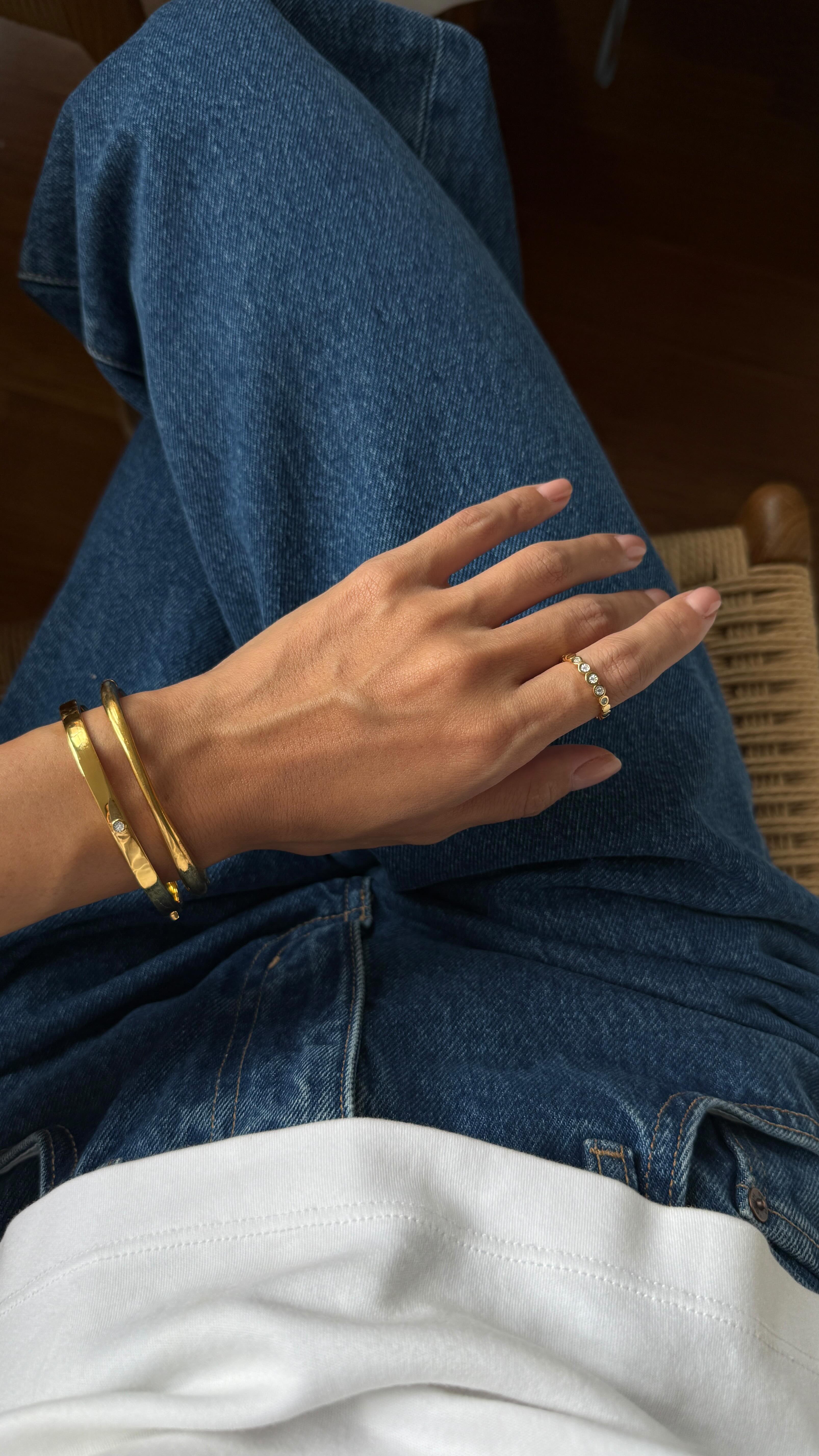 Instagram post by @itsyuyann for Monica Vinader. Caption reads: Summer with @monicavinader summer diamonds.