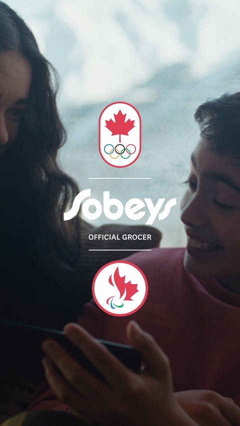 Instagram post by @cdnparalympics for Sobeys. Caption reads: From first turns to @cdnparalympics - Sobeys is....