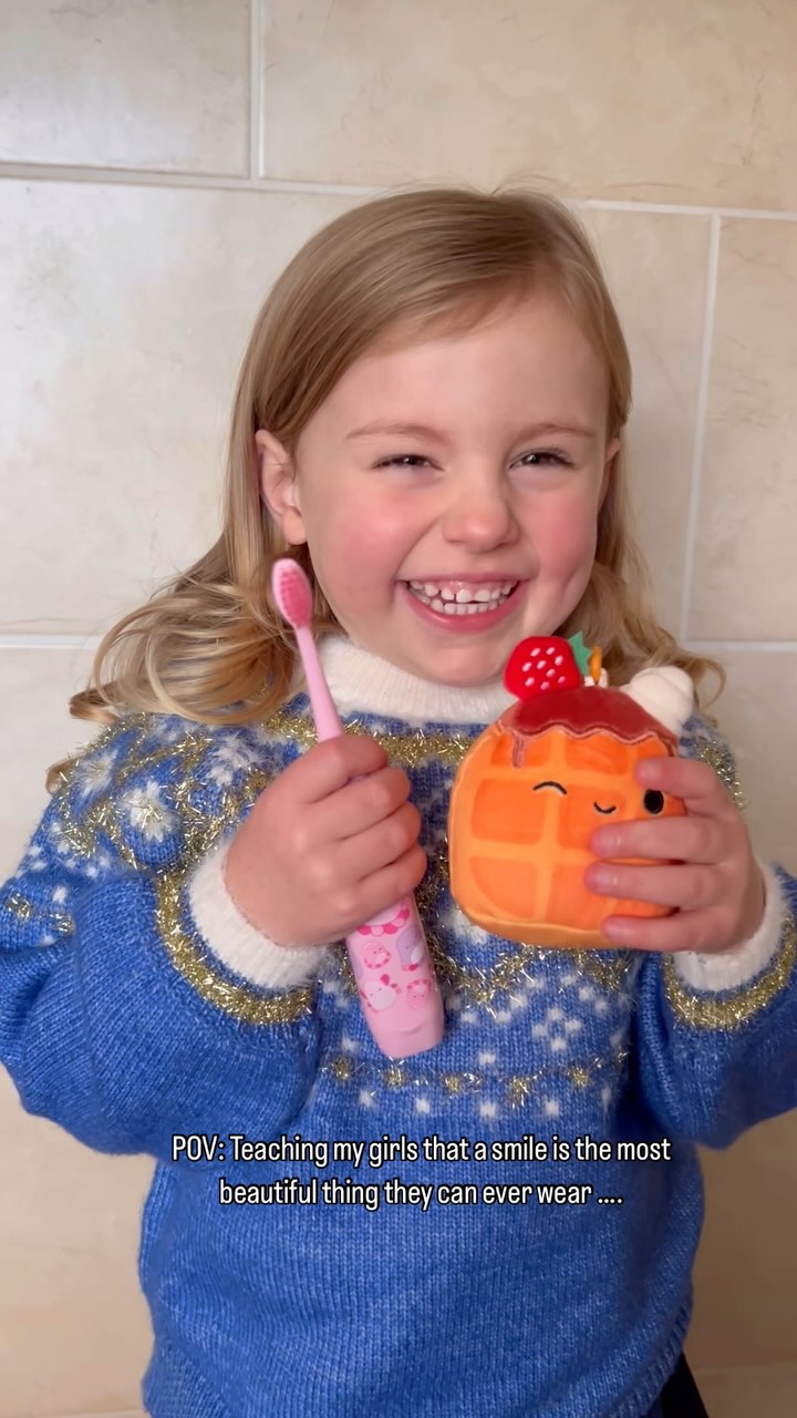 Instagram post by @mama_and_my_minis_ for Wire PR. Caption reads: Smiles at the ready😁

Ad| Teeth brushing has....