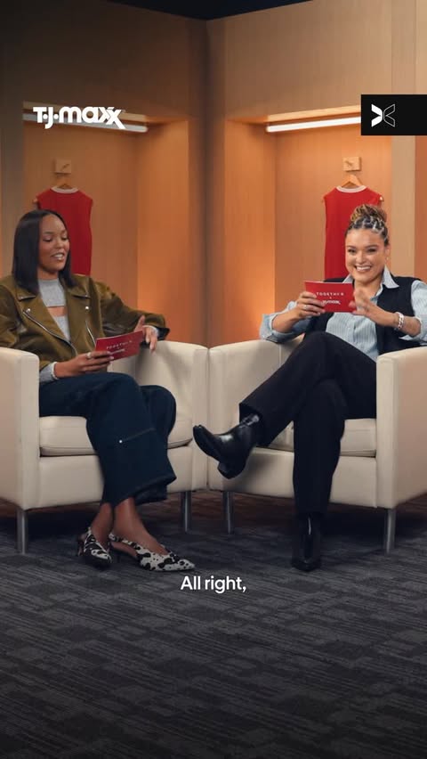 Instagram post by @kaymac_21 for TJ Maxx. Caption reads: Things that bring @kaymac_21 joy; basketball,....