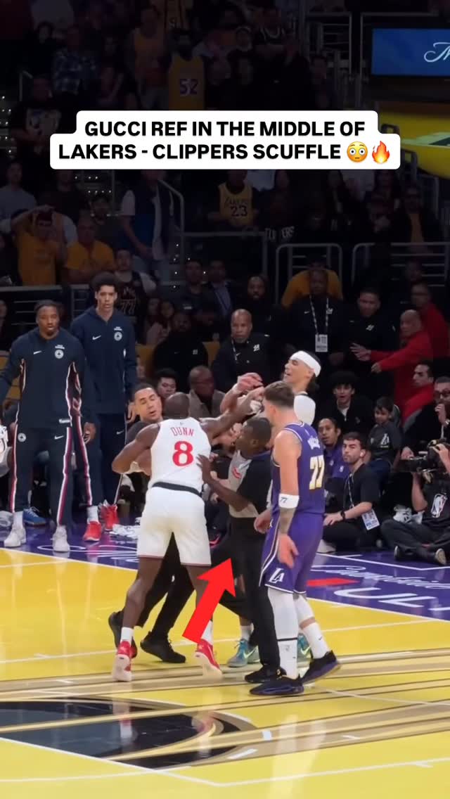 Instagram post by @refmasters for Bleacher Report. Caption reads: Official James Williams, also known as Gucci Ref,....