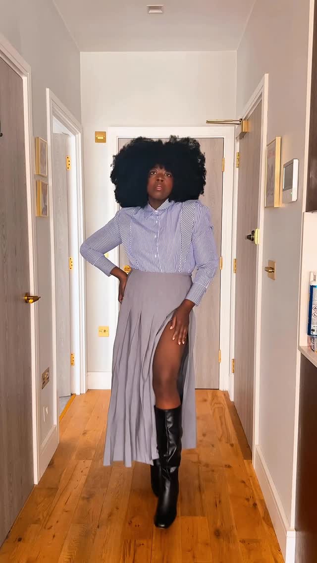 Instagram post by @stephanieyeboah for The Frankie Shop. Caption reads: It’s giving ‘Matron in a Dickensian Workhouse’. I....