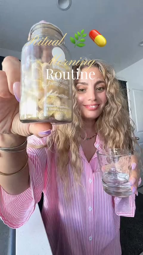 Instagram post by @tunacpinar for Ritual. Caption reads: [...] essential right at Walmart 🛒💚 @ritual....