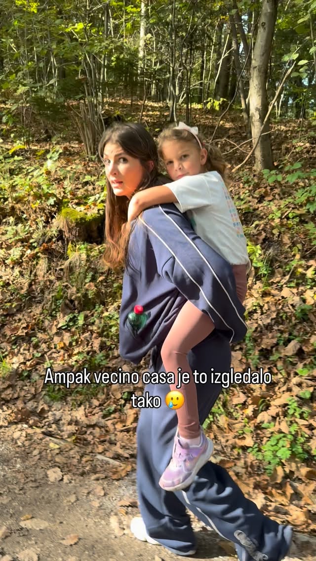 Instagram post by @petraparovel for SWYbrand. Caption reads: Walking club skozi moje oci 🙂 @swybrand.