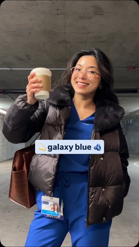 Instagram post by @sarahpirklemd for Jaanuu. Caption reads: [...] clinic in the new galaxy blue drop by....