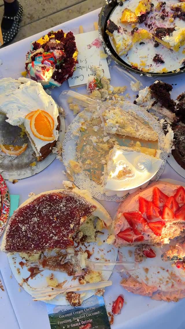 Instagram post by @amorraytravels for Guinness. Caption reads: Would you visit a cake picnic? 🍰We spent the day....