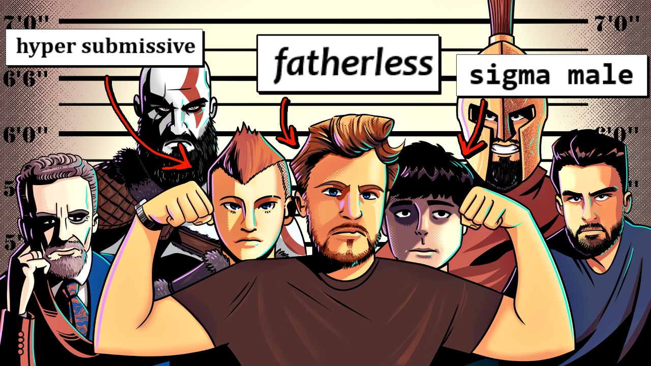 YouTube post by @LackingSaint for The Guardian. Caption reads: Fatherless Behaviors - Why Young Men Are In Crisis.