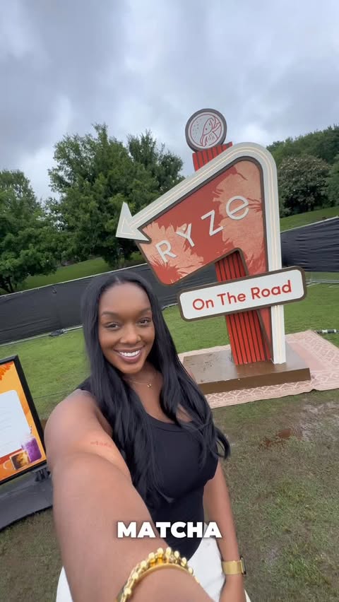 Instagram post by @atl.hotspots for RYZE SUPERFOODS. Caption reads: [...] 🗓 Memorial Day Weekend @ryzesuperfoods,....