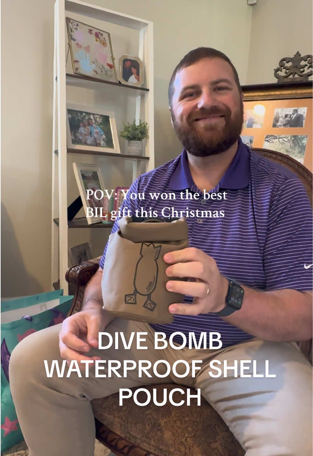 TikTok post by @bmtaylor0110 for Dive Bomb Industries. Caption reads: I won Christmas with this @Dive Bomb Industries....