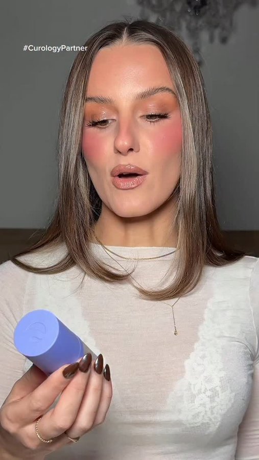 Instagram post by @juuujubee for Curology. Caption reads: #curologypartner @curology just launched a primer....