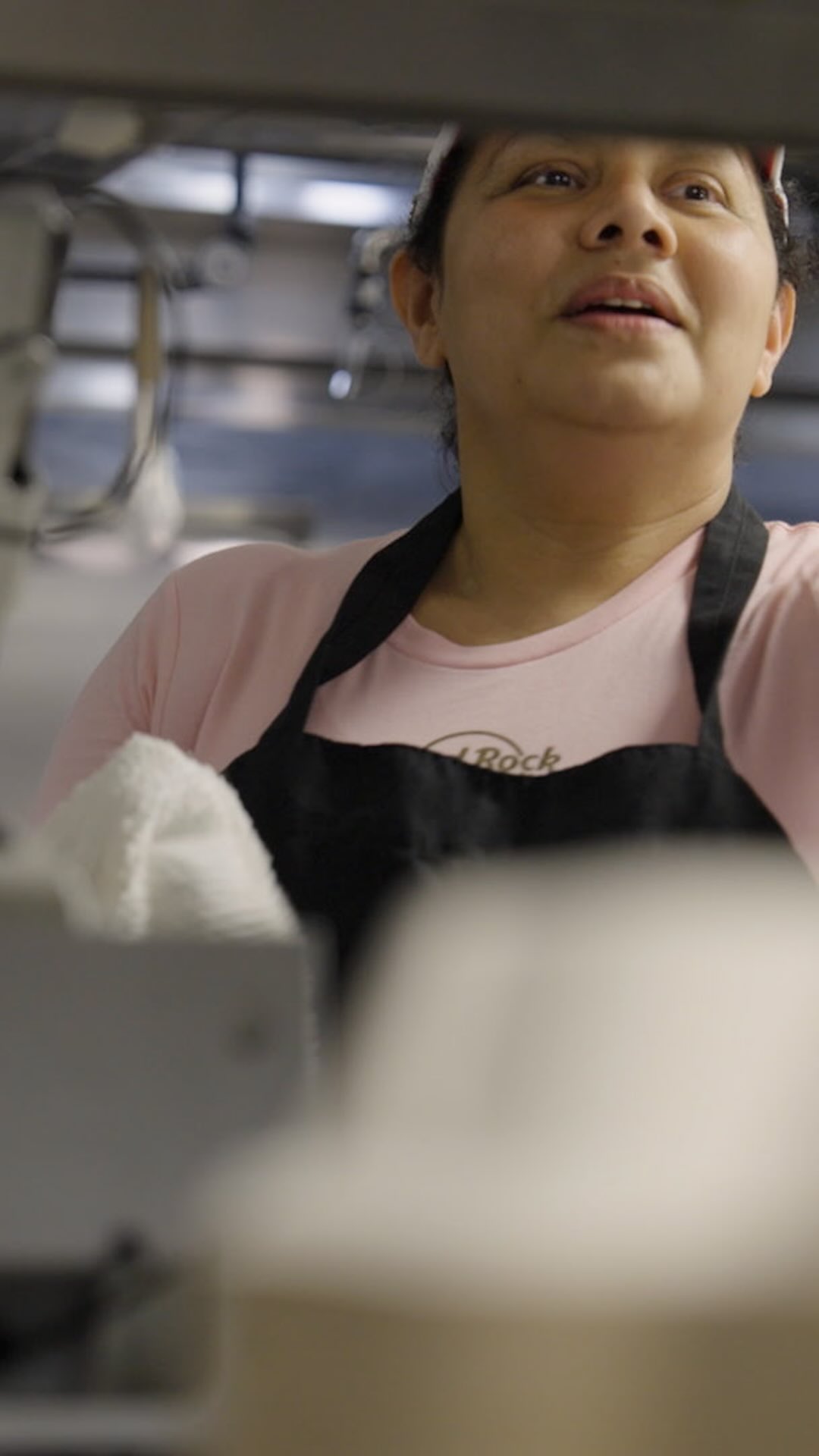 Instagram post by @officialhardrock for Hard Rock Cafe. Caption reads: 💗 For over 20 years, Hilda has been part of Hard....