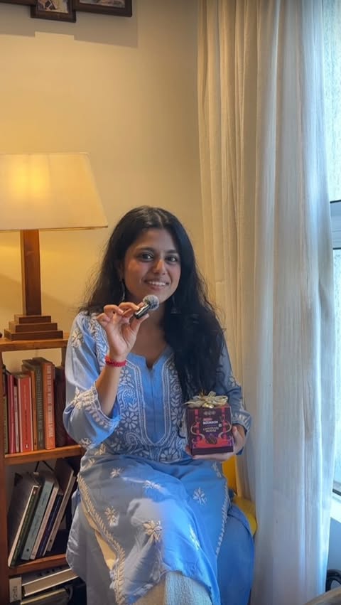 Instagram post by @saloniii_.yy for Britannia SnackInc. Caption reads: [...] and my diet just include modaks.....