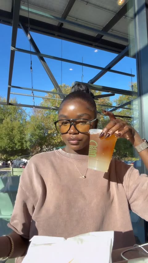 Instagram post by @kiaranlanier for Shake Shack. Caption reads: Holiday shopping always calls for a little Shake....