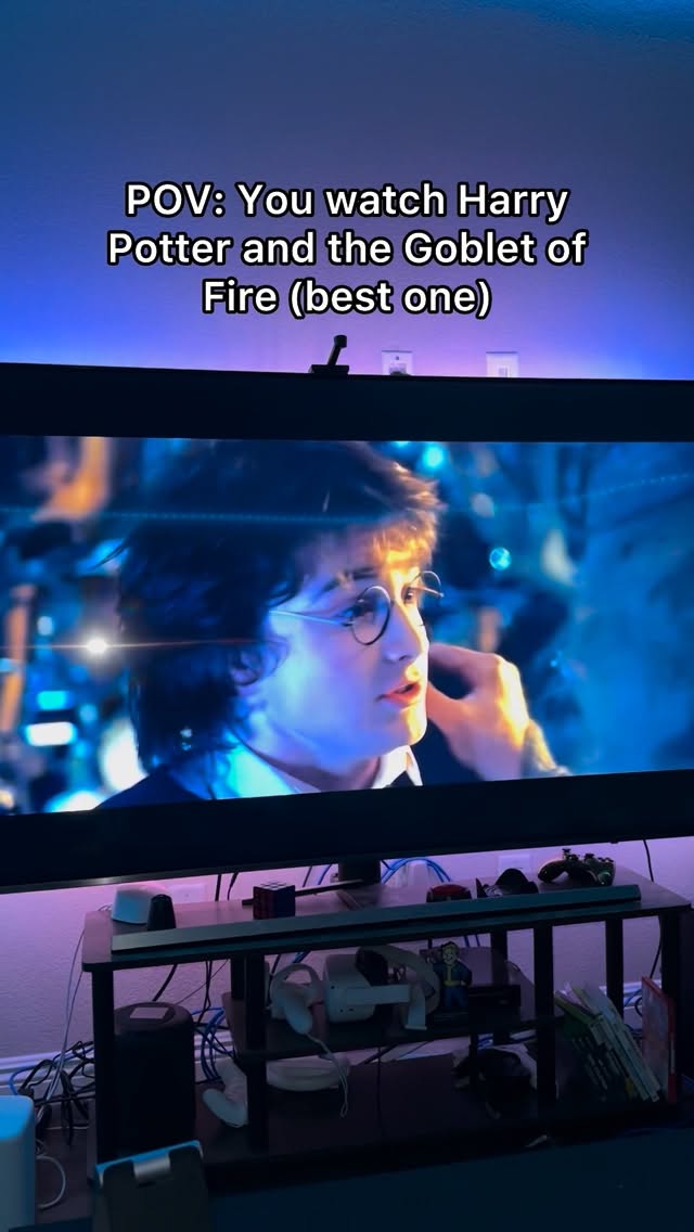 Instagram post by @aceof_spadess for JLab. Caption reads: DID YOU PUT YOUR NAME IN THE GOBLET OF FIRE!!!!....