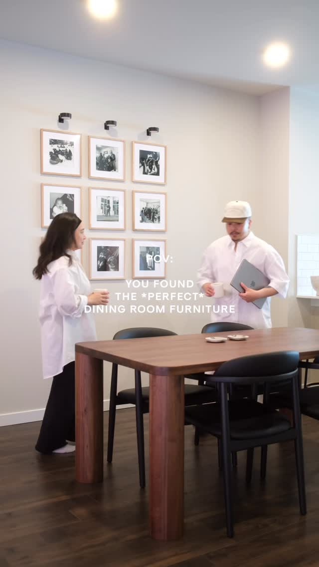 Instagram post by @steviesalle for Sundays. Caption reads: POV: you found the *perfect* dining room....