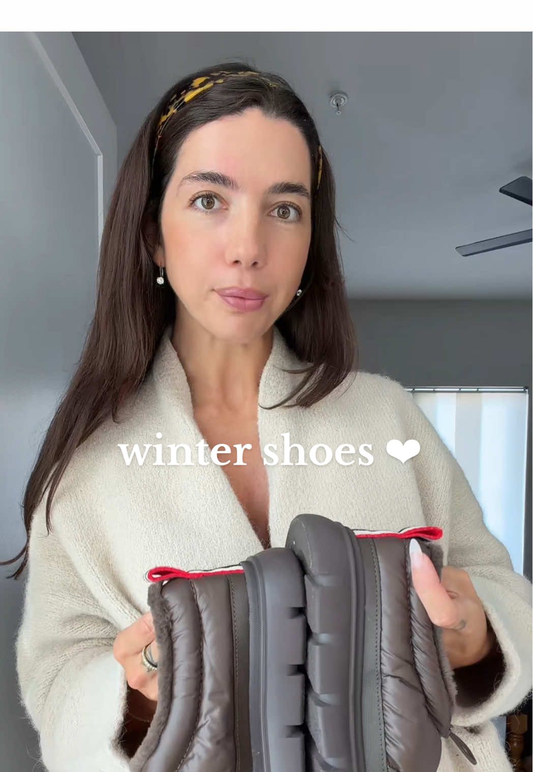 TikTok post by @sophiaamarren for Hunter Boots. Caption reads: Hunter mules are a winter shoe slay ok @Hunter....