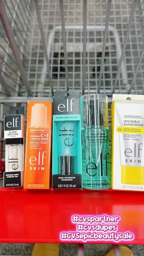 Instagram post by an influencer for CVS Pharmacy. Caption reads: [...] affordable beauty dupes. @CVSPharmacy....