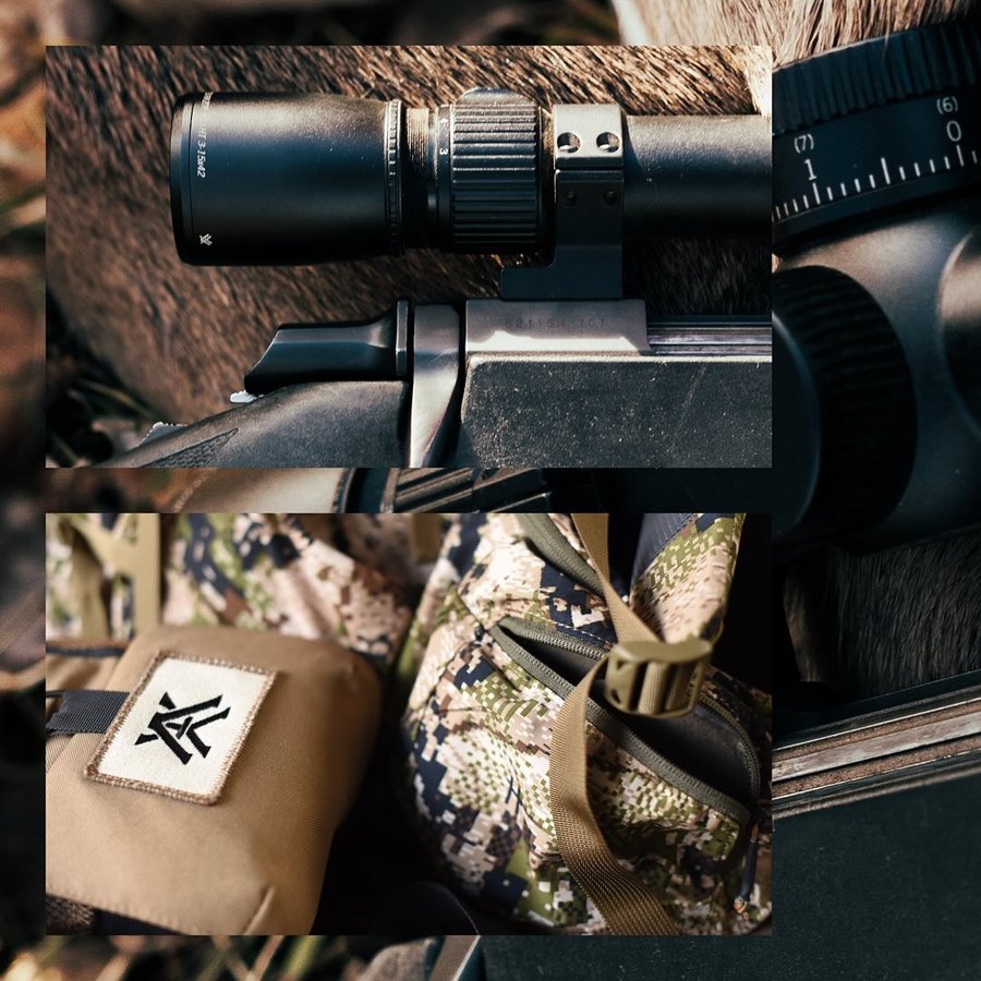 Instagram post by @jessicaannoutdoors for Vortex Optics. Caption reads: [...] 10 Days of Christmas Gift Guide •....