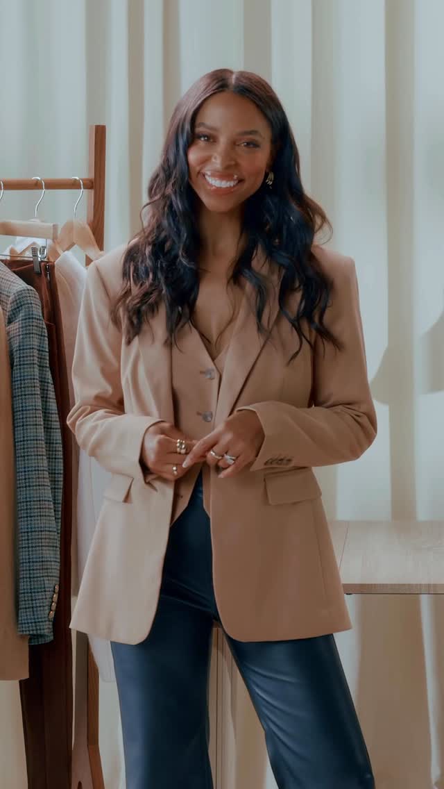 Instagram post by @waityouneedthis for Ann Taylor. Caption reads: Our Styling Series with @waityouneedthis is back!....