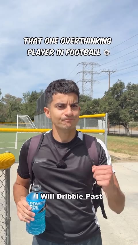 Instagram post by @edvingk1 for POWERADE. Caption reads: Expectations vs Reality In Soccer ⚽️ @powerade_us....
