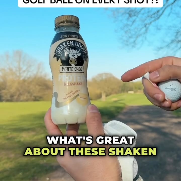 Instagram post by @clubfaceuk for Shaken Udder. Caption reads: How to start the perfect round 👇 @shakenudder 
....