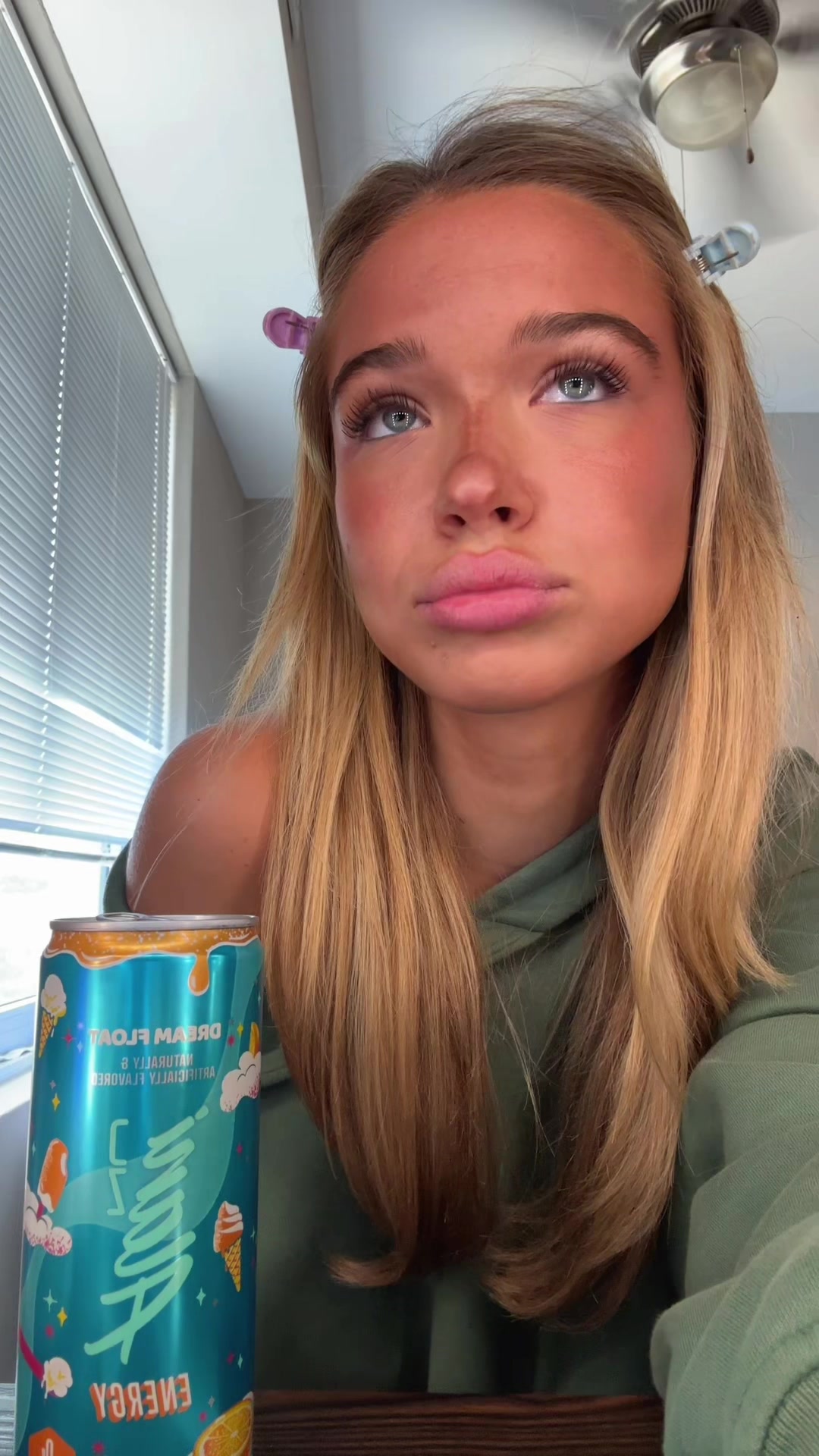 TikTok post by @sillysaraa for Alani Nutrition. Caption reads: this is my new fav flavor @Alani Nutrition .