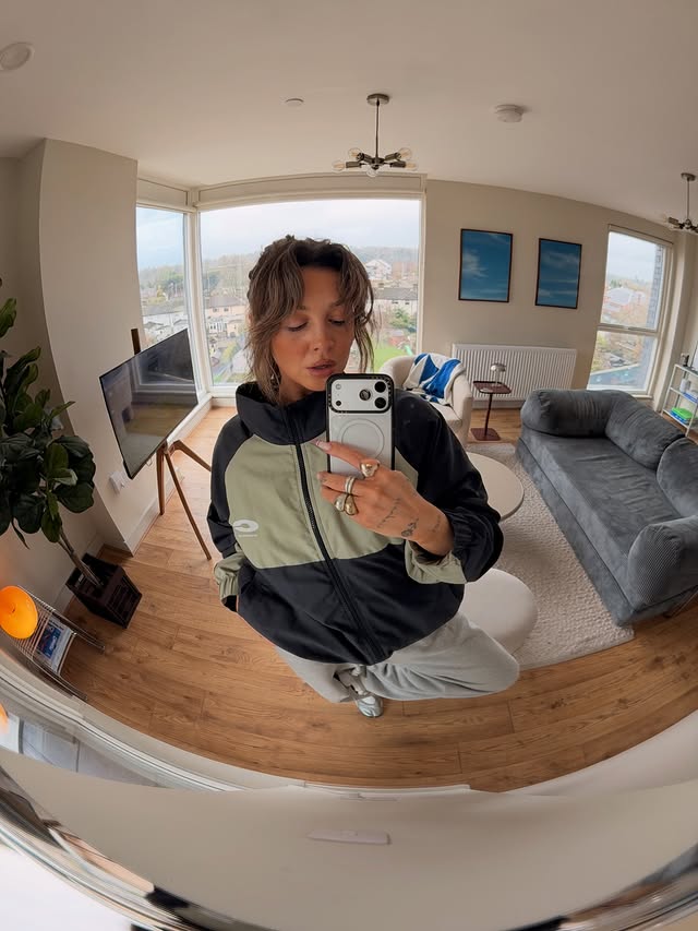 Instagram post by @maureenmoores_ for Gym+Coffee. Caption reads: Home ✨💖 *with some cute pr bits, also yes I stole....