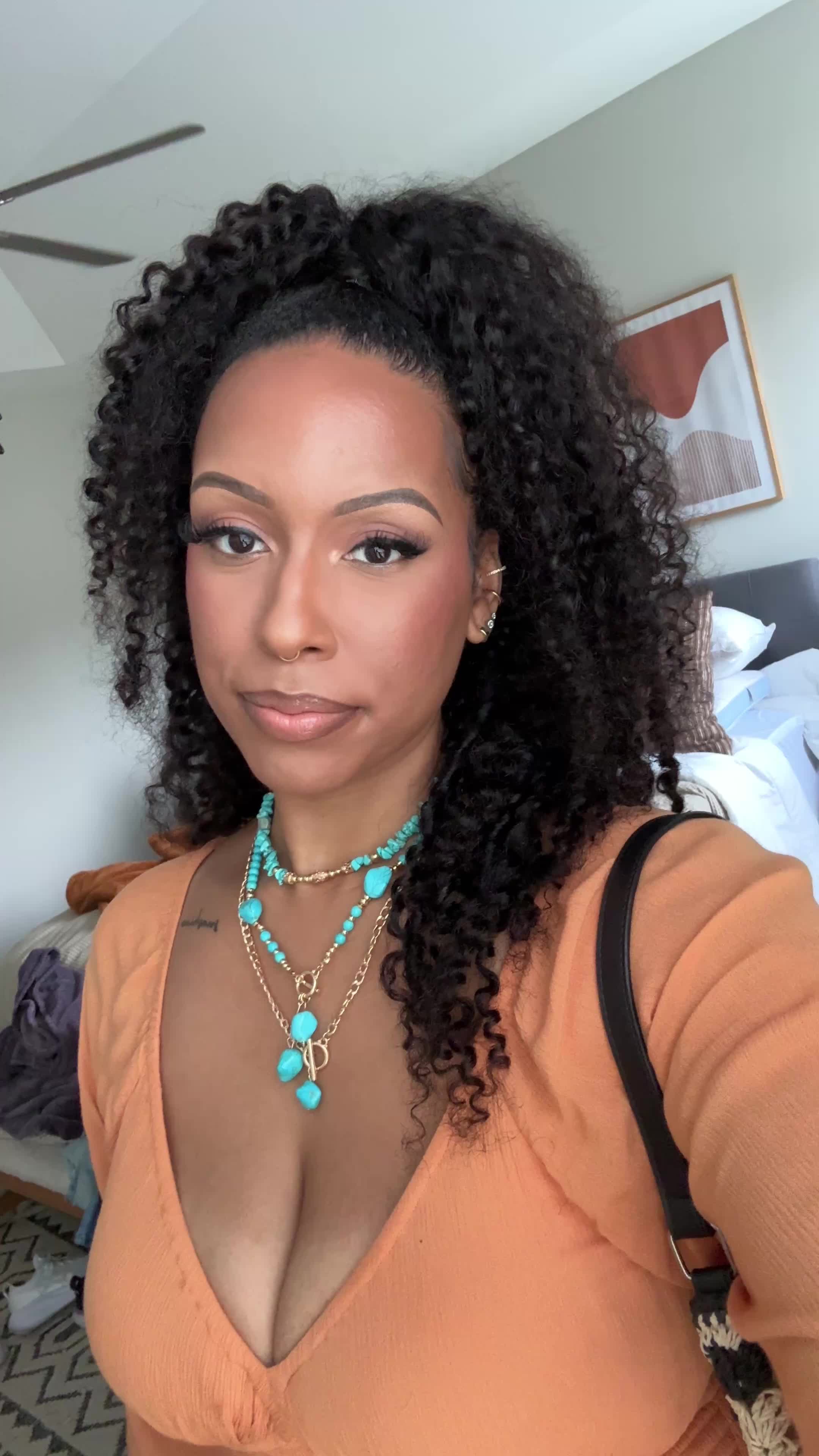TikTok post by @ifancycupcakes for ISEE HAIR. Caption reads: How To Do a Half Up Half Down Style with a Half....