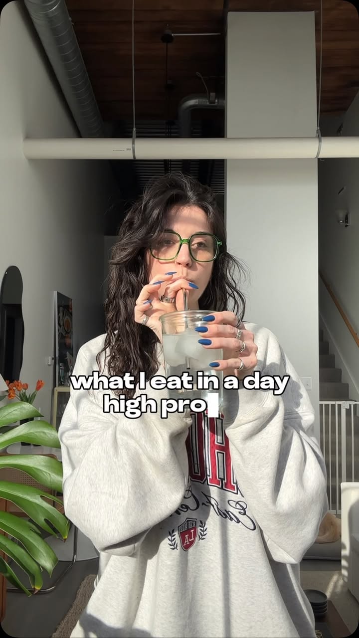 Instagram post by @mariannas_pantry for MyFitnessPal. Caption reads: A very realistic full day of eating to prioritize....