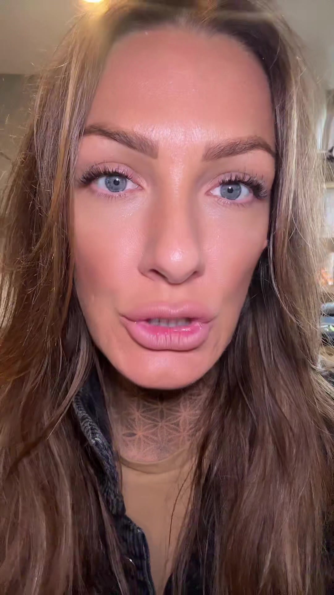 TikTok post by @k.shaw_ for Lumify. Caption reads: #lumify actually freaks me out @LUMIFY Eye Drops.