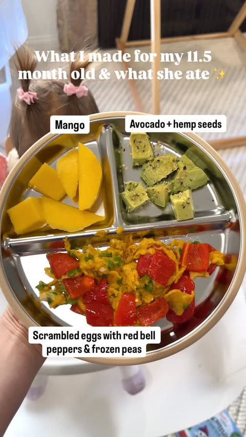 Instagram post by @healthyandfabulouss for Kettle & Fire. Caption reads: I try to make sure each of her meals includes a....