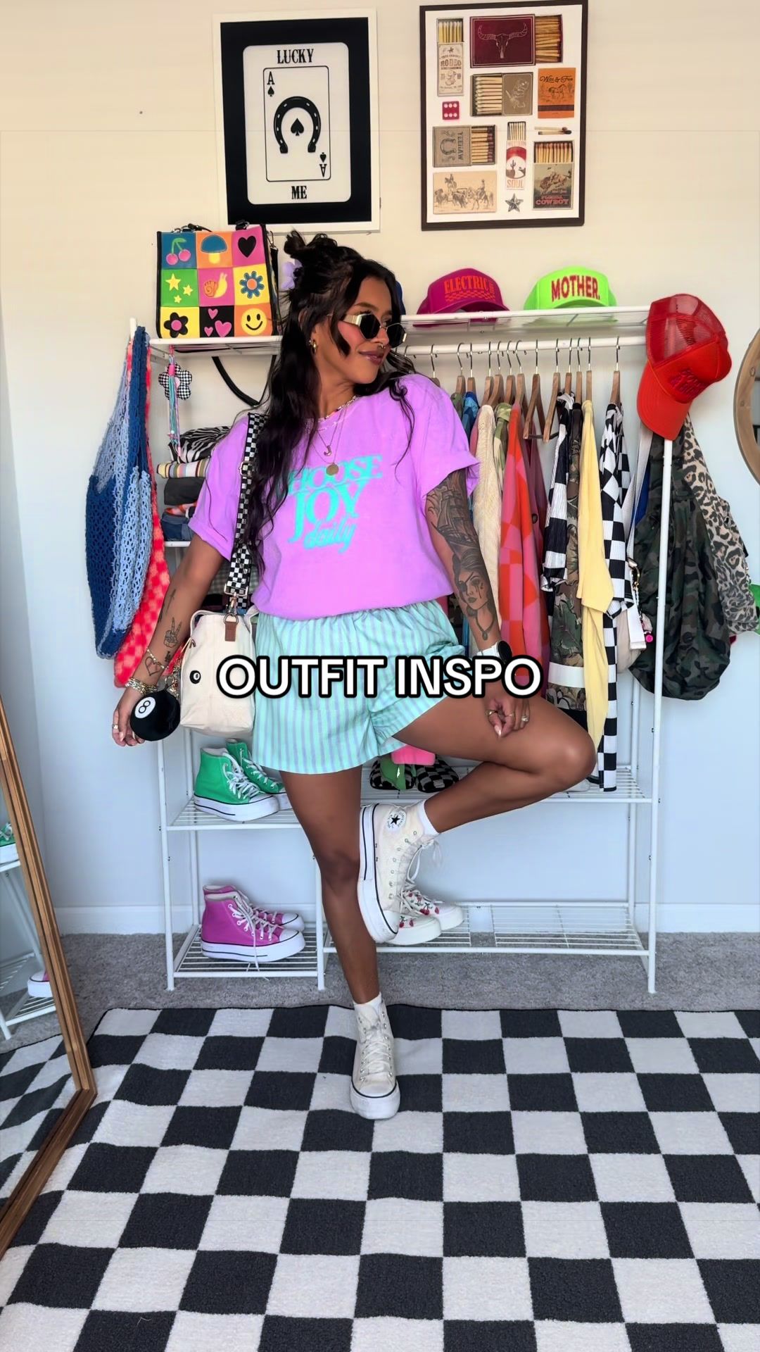 TikTok post by @jassn26 for United Monograms. Caption reads: [...] @Shelby Miske 😘 cutest tee from @United....