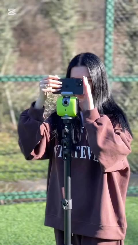 Instagram post by @mari.korsa.ugc for XbotGo. Caption reads: And Referral Coupon: MARIKORSAUGC #xbotgo #AI....