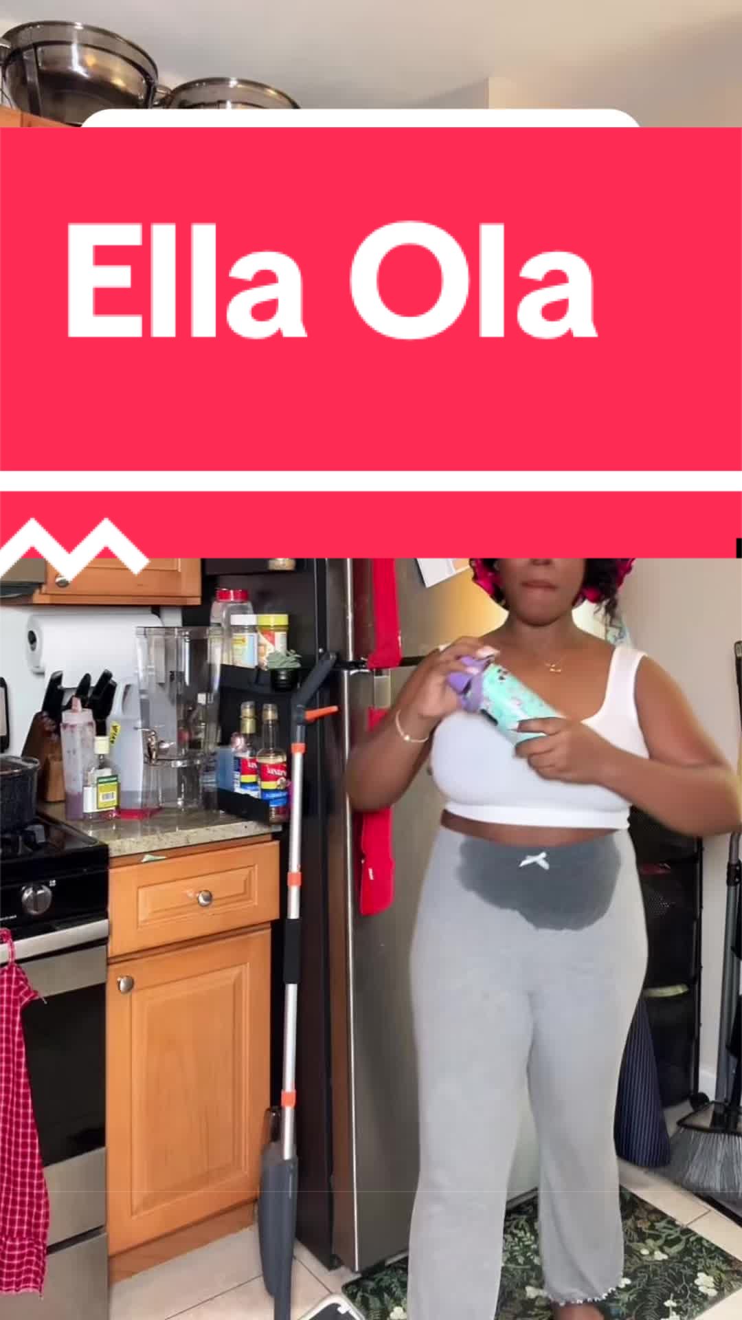 TikTok post by @quettenic for EllaOla. Caption reads: [...] #multivitaminforkids #ParentingHacks....