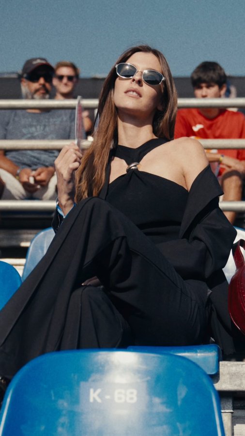 Instagram post by @gabifbaettig for Stella Artois. Caption reads: Chile Open 2025 🎾 
@stellaartois_cl....