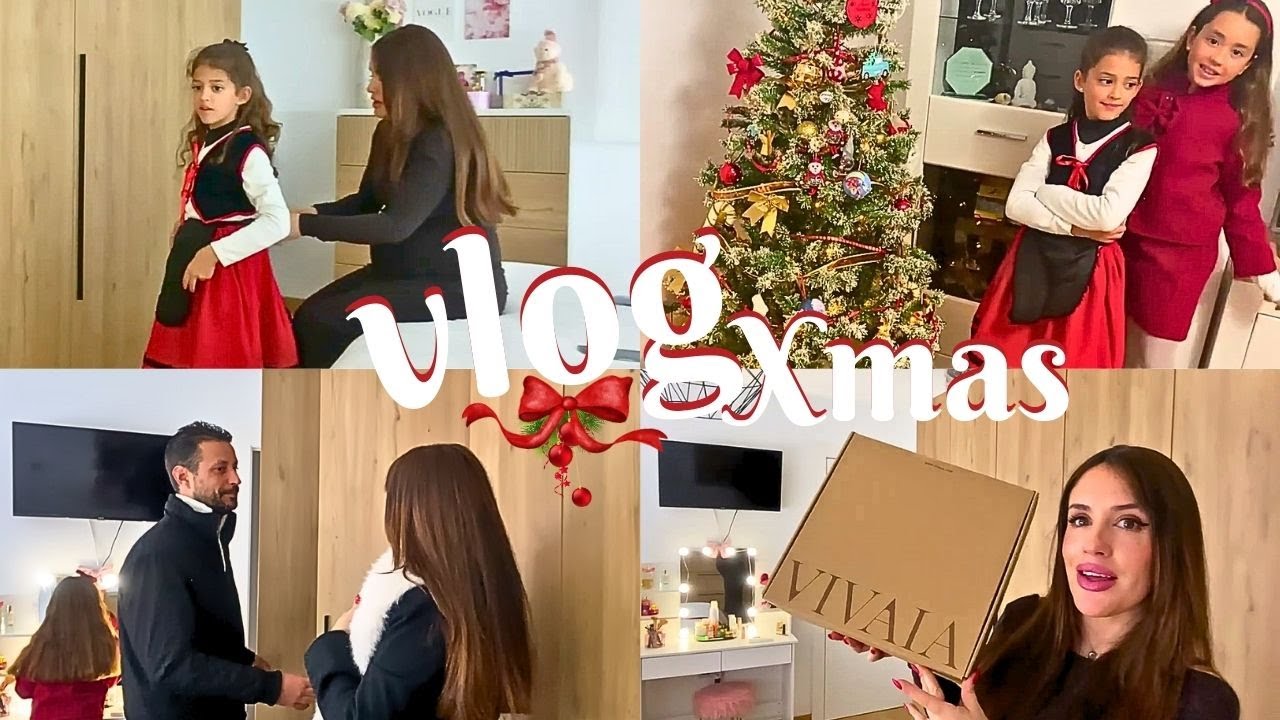 YouTube post by @IreneBJimenez for VIVAIA. Caption reads: ✨🎄PRE-CHRISTMAS DAYS🎄✨ | 🎤Irene's Christmas....