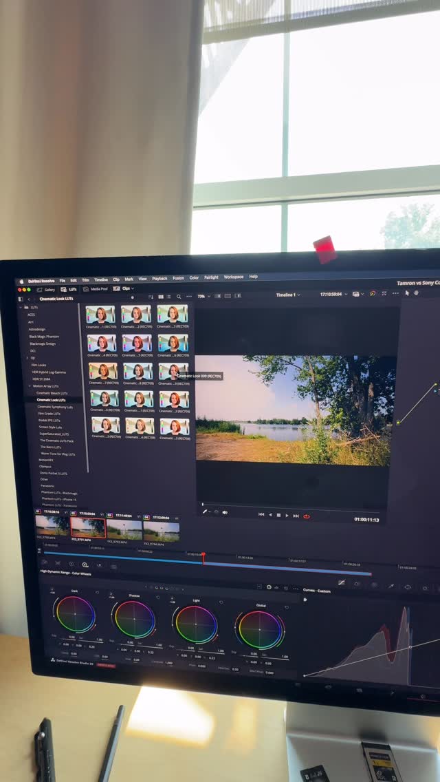 Instagram post by @chrisbrockhurst for Motion Array. Caption reads: The simplest Node Tree layout you can make in....