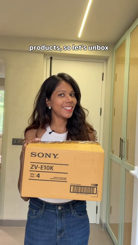 Instagram post by @proud_brown_girl for Sony Alpha. Caption reads: [...] BarterCollab SonyIndia <Barter collab>....