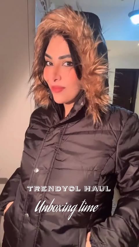 Instagram post by @thehanoonista_h for Trendyol. Caption reads: Winter haul magic with @thehanoonista_h....