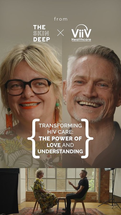 Instagram post by @laurajwaters for ViiV Healthcare. Caption reads: Garry (he/him, Advocate for people living with....