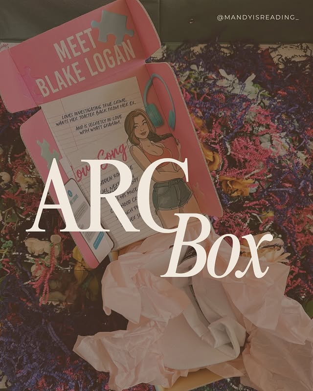 Instagram post by @mandyisreading_ for Bloom Books. Caption reads: ✨ARC Box✨

Thank you @read_bloom for this gorgeous....