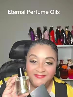 TikTok post by @laurenetta77 for Eternal Perfume Oils. Caption reads: [...] #perfumetiktok #perfumes @Eternal Perfume....