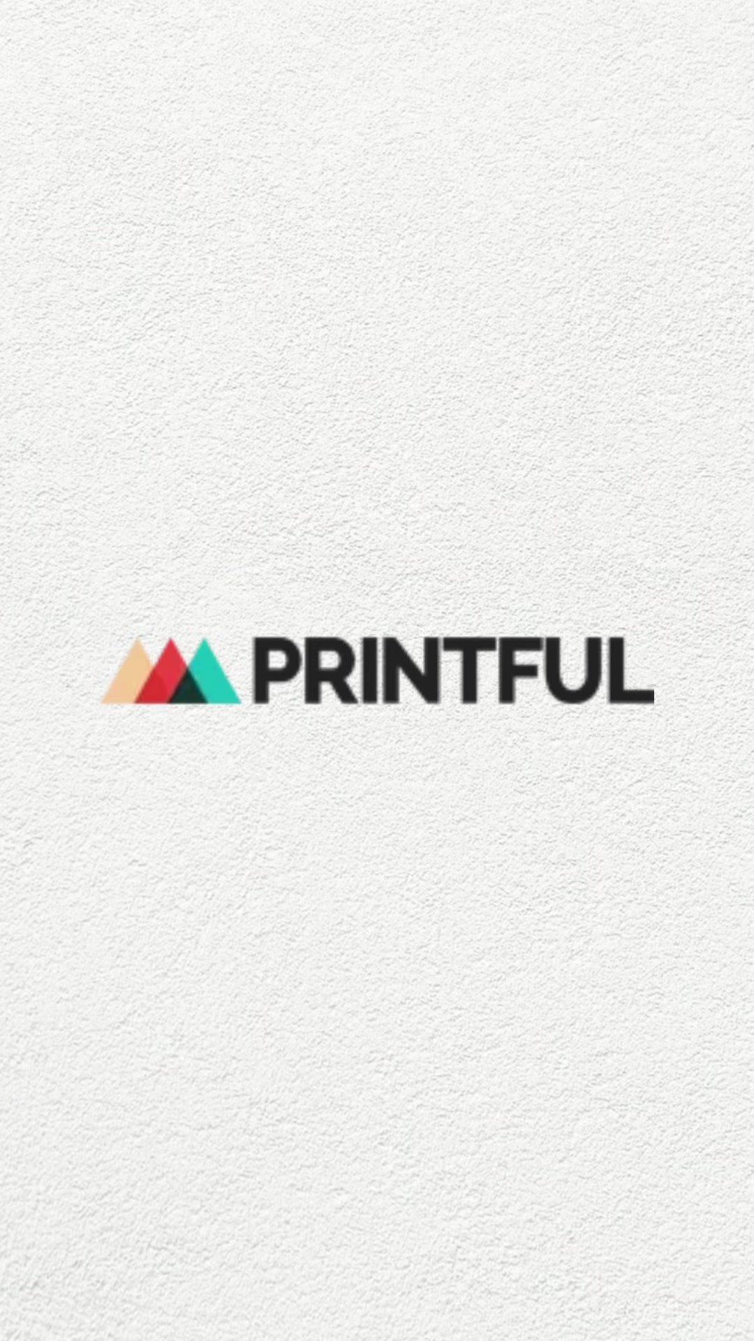 TikTok post by @criminal__acttv for Printful. Caption reads: [...] to the maximum potential with @Printful....